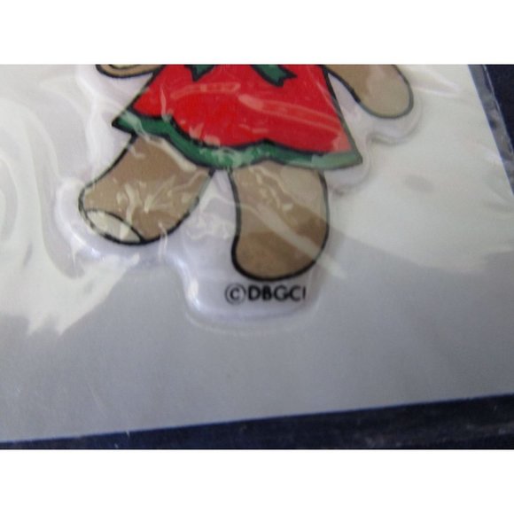 Christmas Teddy Bear Puffy Stickers Vintage 80s DBGCI EUC New Other - Picture 8 of 12